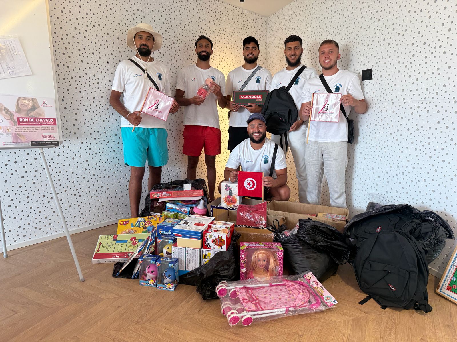 Distribution de jouets par SSF